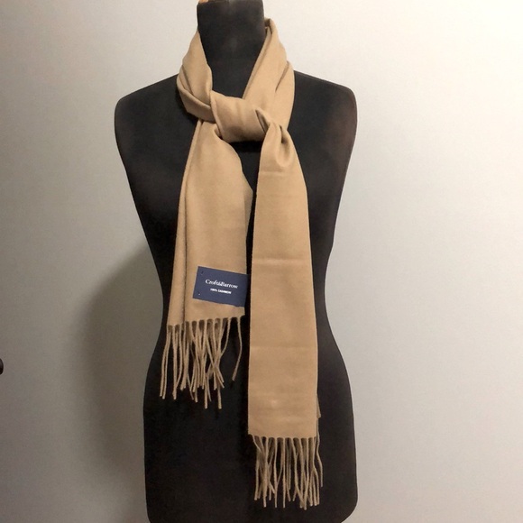 Croft & Barrow Tan Cashmere Scarf - Picture 2 of 6